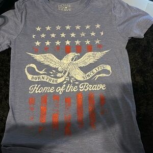 Home of the brave brand and a size small